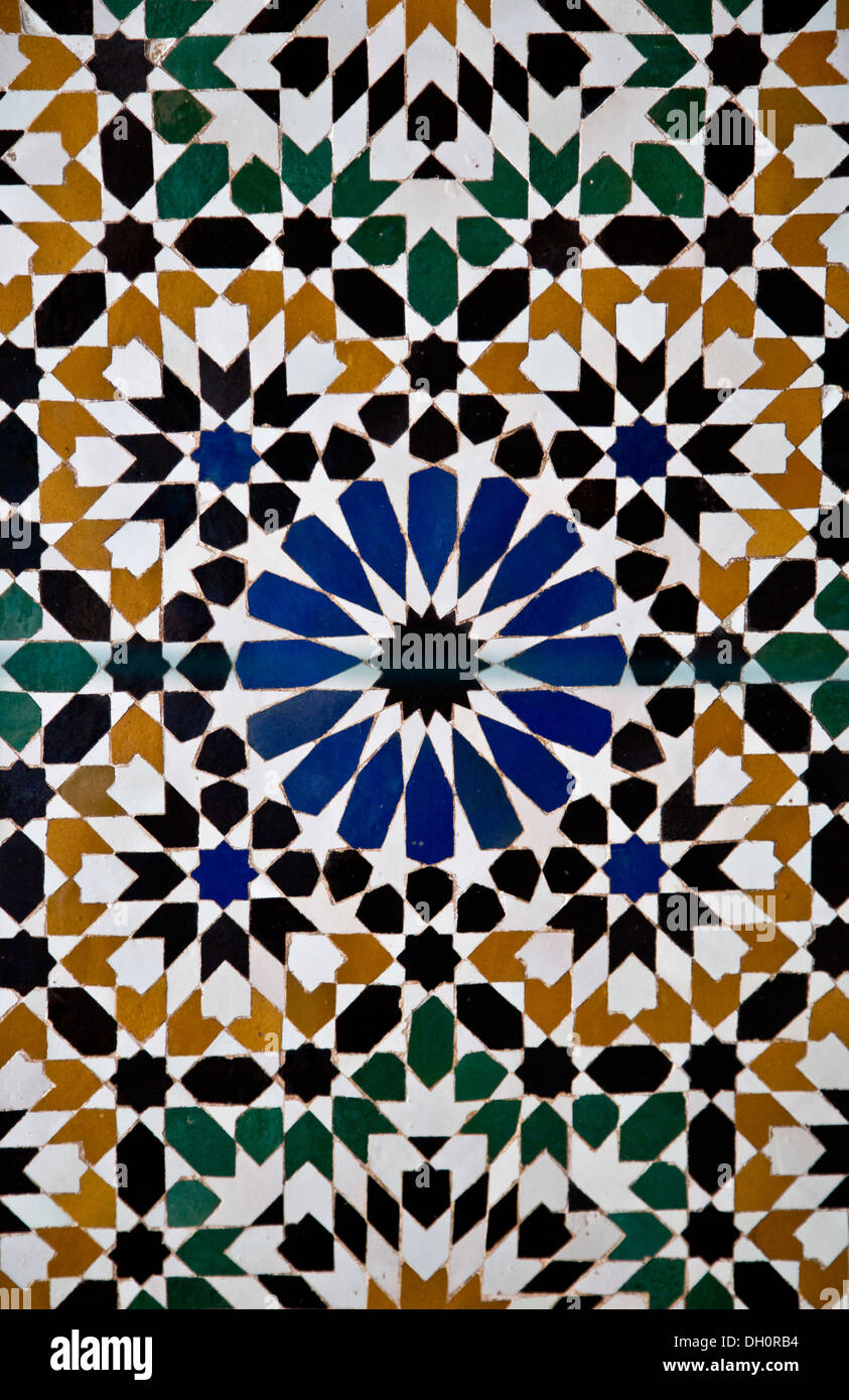 Arabo schemi di posa Foto Stock