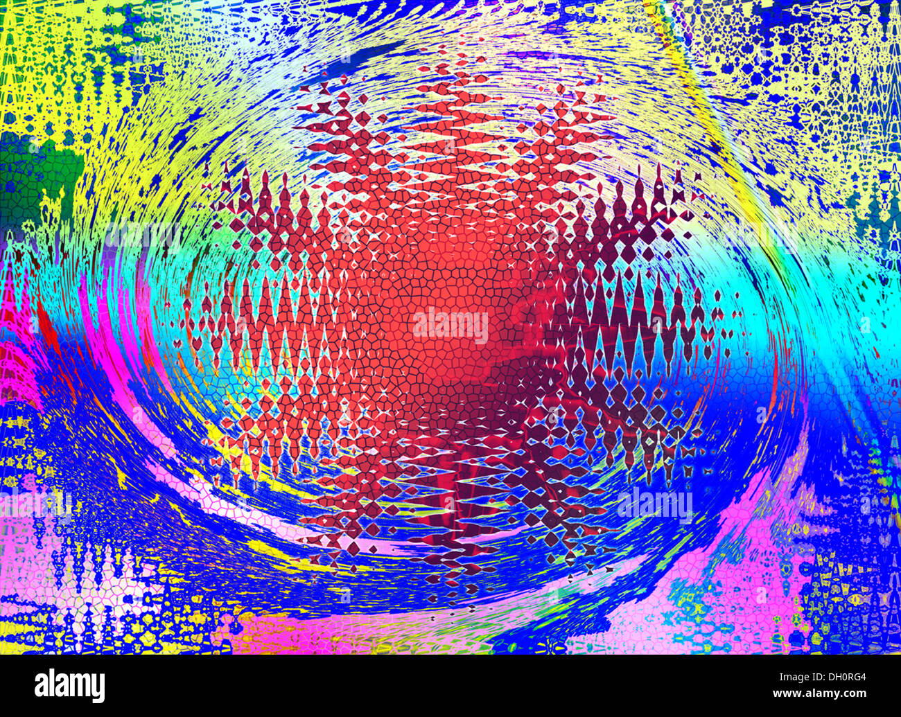 Abstract fiore straordinario Foto Stock