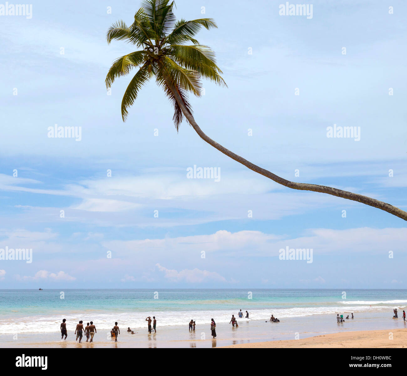 Spiaggia di Akurala, Westküste, Südprovinz, Sri Lanka Foto Stock