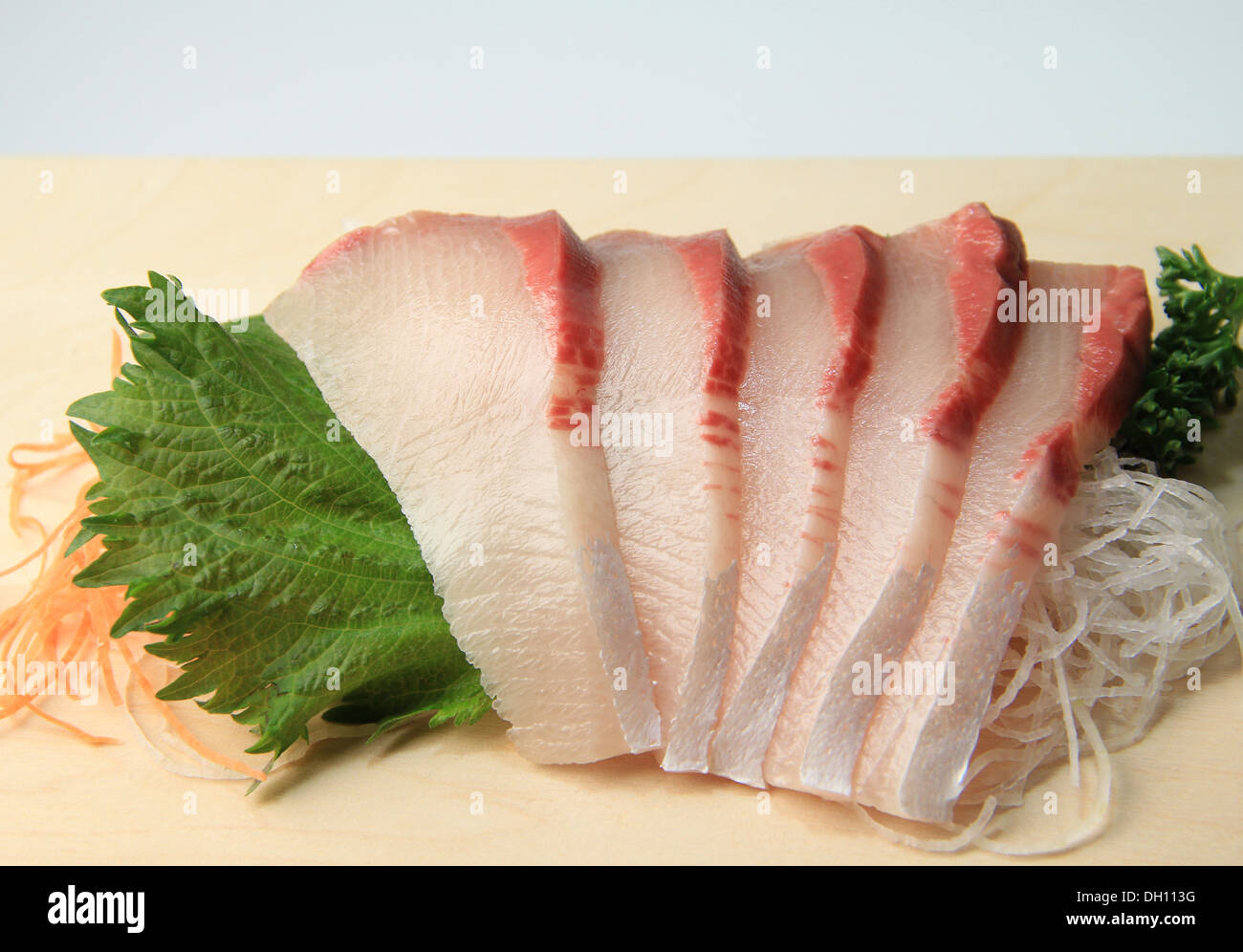 Il freddo limanda sashimi Foto Stock