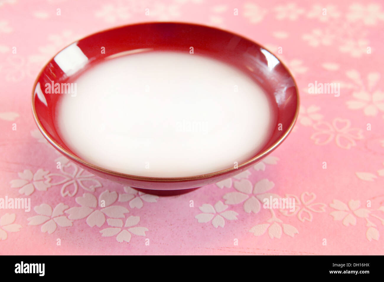 Amazake (dolce fermentare la bevanda di riso) Foto Stock