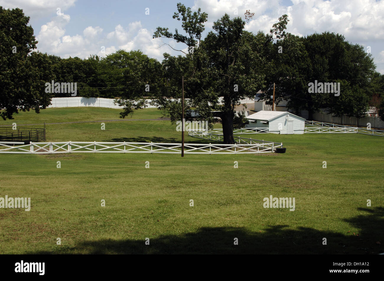 Tennessee. Memphis. Casa di Graceland di Elvis Presley (1935-1977). All'esterno. Stati Uniti d'America. Foto Stock