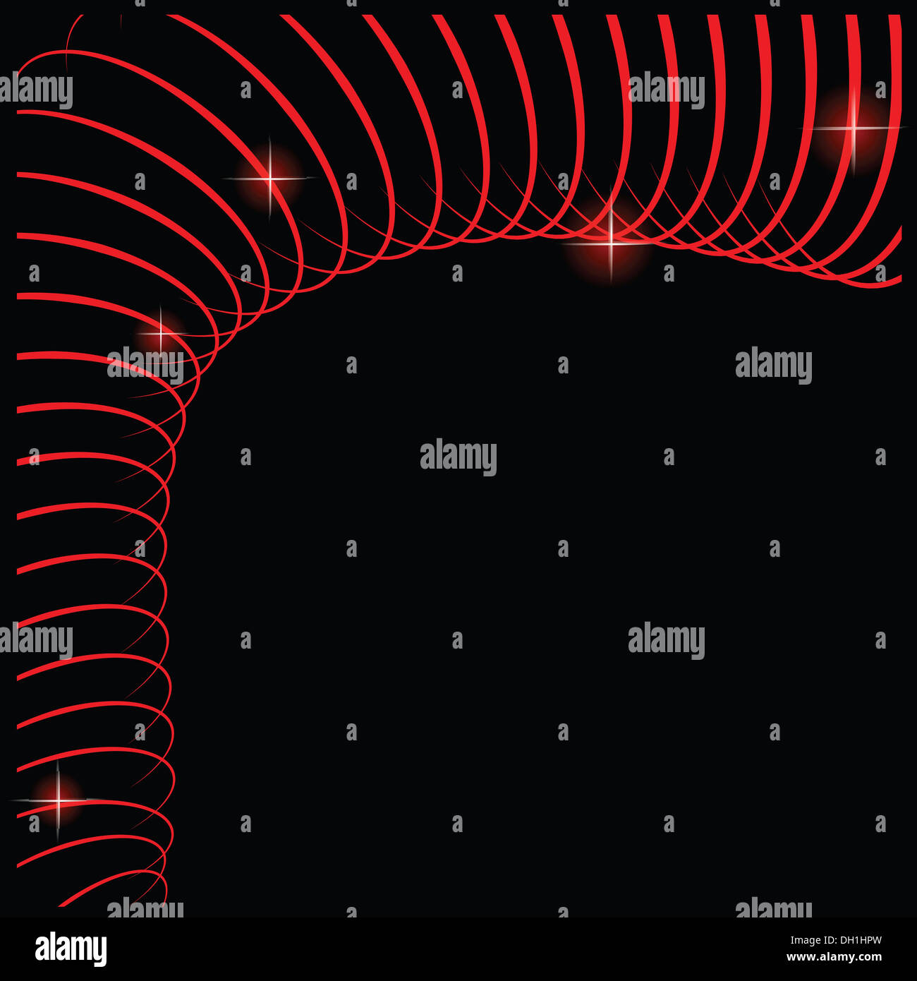 Sfondo laser Foto Stock