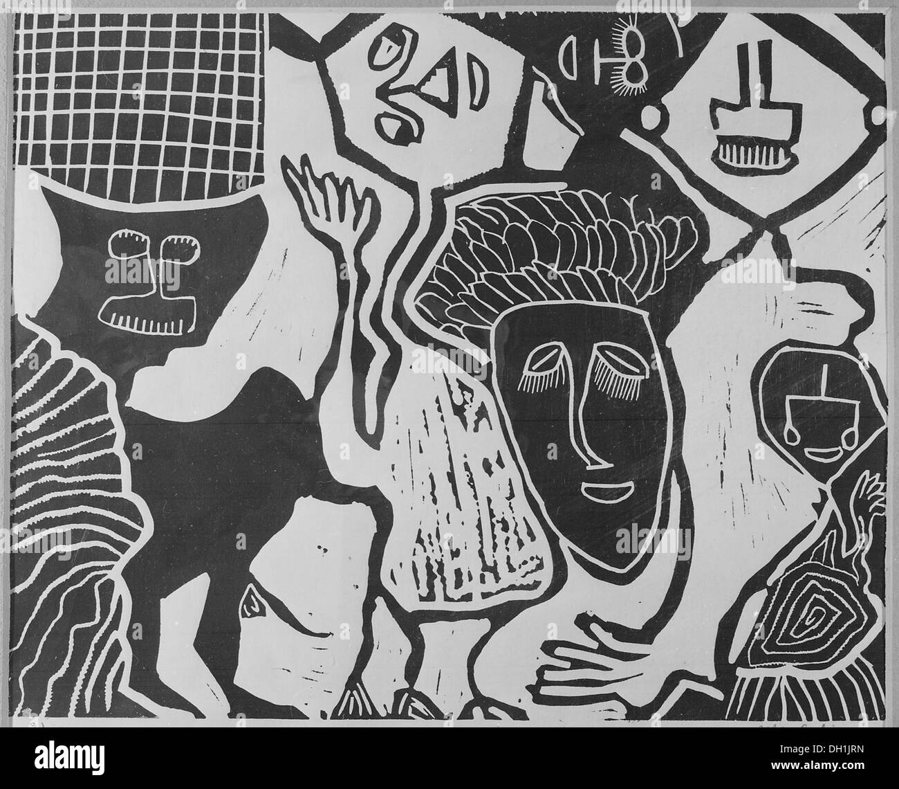 Questa immagine si concentra sul popolo Igbo, un gruppo etnico originario della Nigeria sud-orientale. La fotografia cattura aspetti della loro cultura, storia e struttura sociale, offrendo una visione del ricco patrimonio e delle tradizioni Igbo. Foto Stock