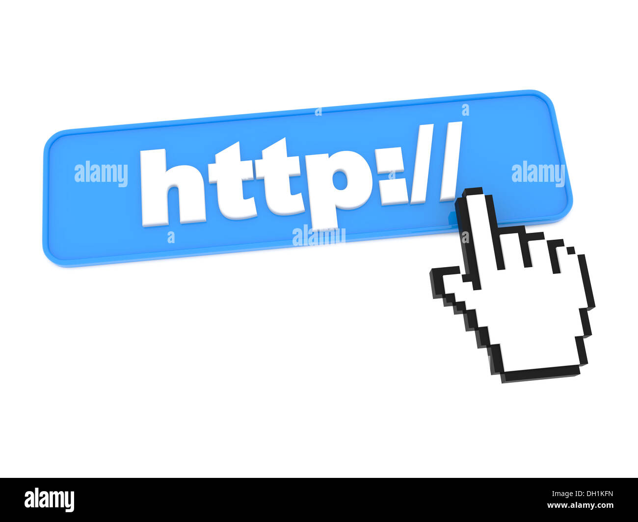 HTTP. Più pulsanti simili che è nel mio Folio. Foto Stock