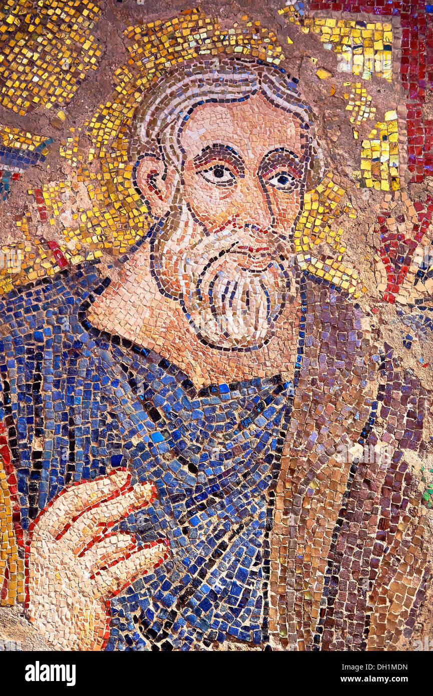 Il XIV secolo mosaico di profitto Abramo. Basilica di San Marco ( la Basilica di San Marco ), Venezia Foto Stock