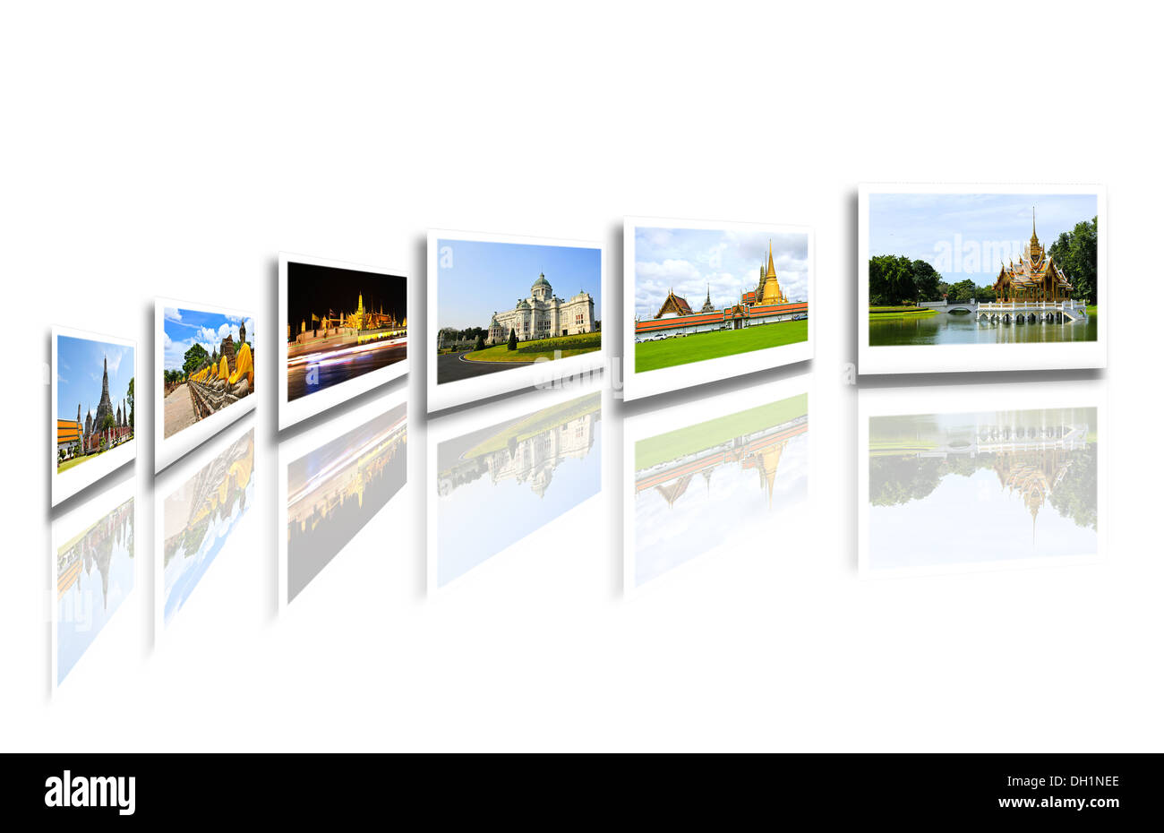 Viaggi in Thailandia il concetto di sfondo Foto Stock