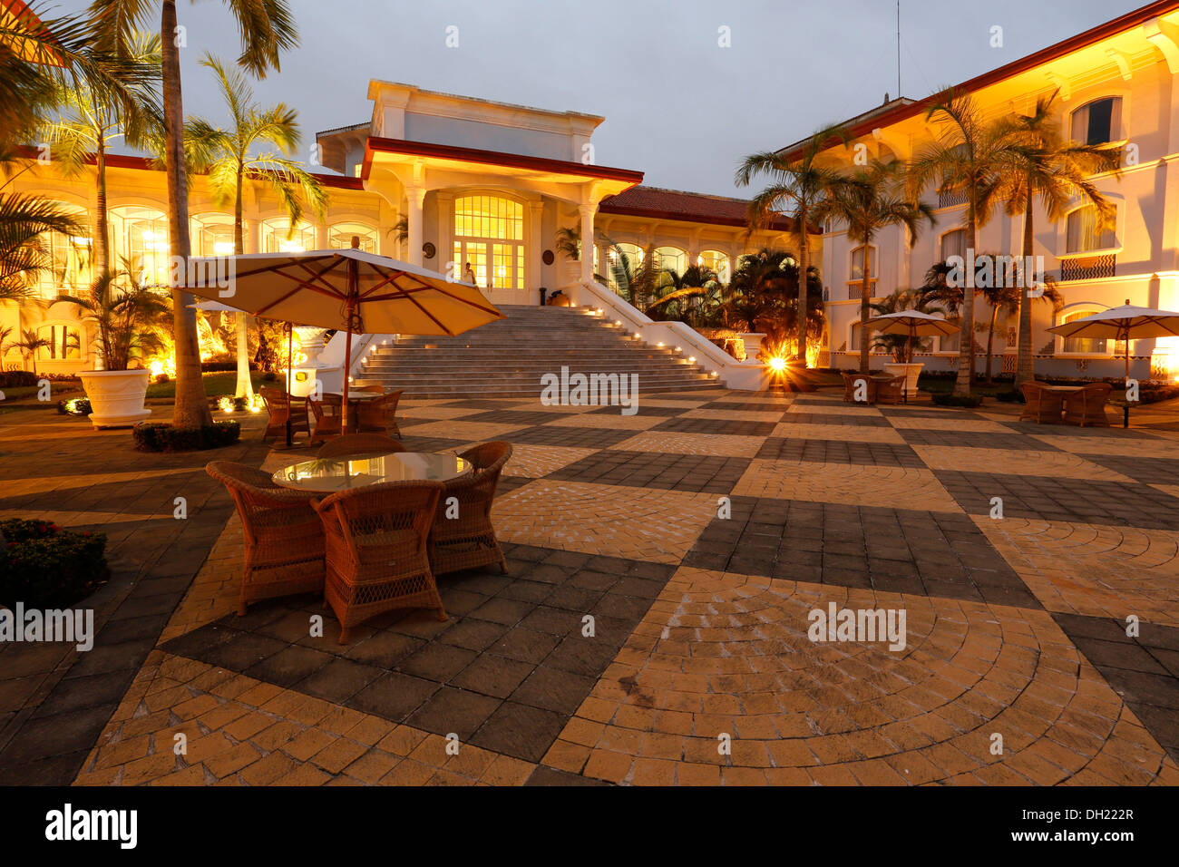 Il Quinta Real Hotel, stile country house, Villahermosa, Tabasco, Messico Foto Stock