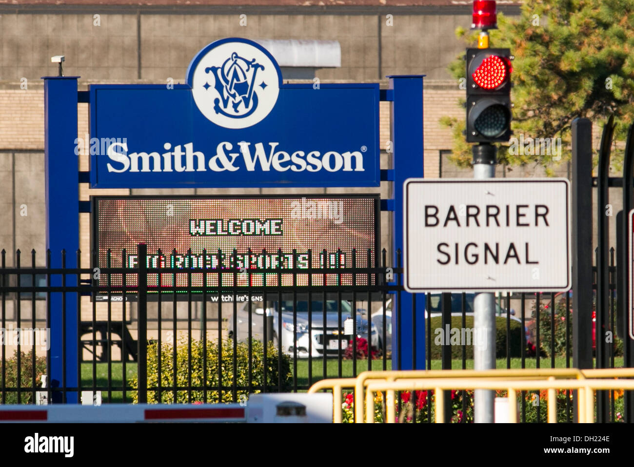 La sede del creatore di pistola Smith & Wesson. Foto Stock