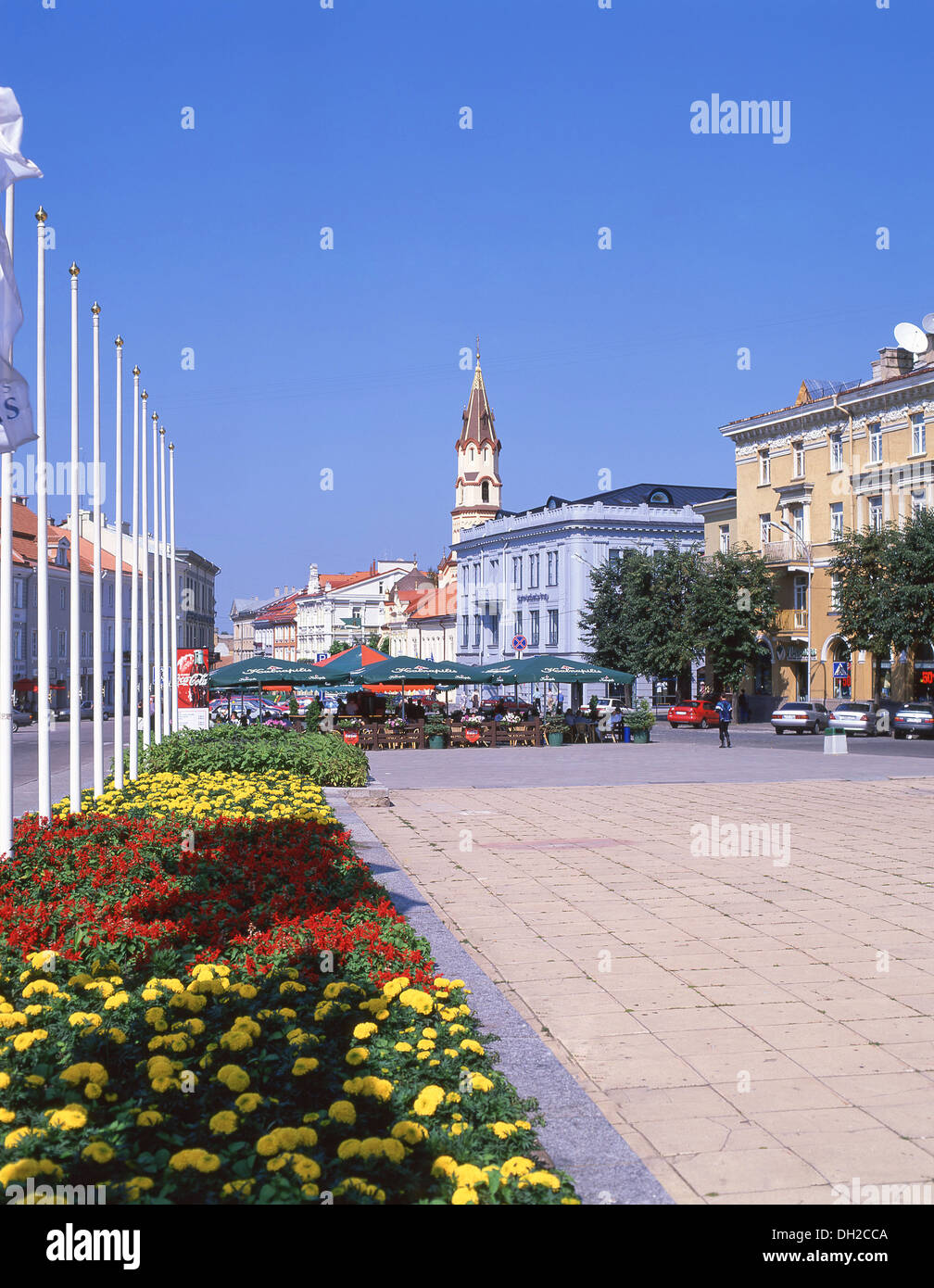 Rotuses Aikste, la Città Vecchia di Vilnius, Vilnius County, la Repubblica di Lituania Foto Stock