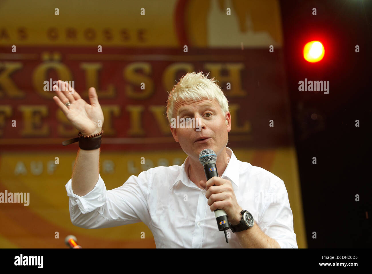 Il presentatore Guido Cantz Koelsch Festival, Loreley open-air, Stadio San Goarshausen, Renania-Palatinato Foto Stock