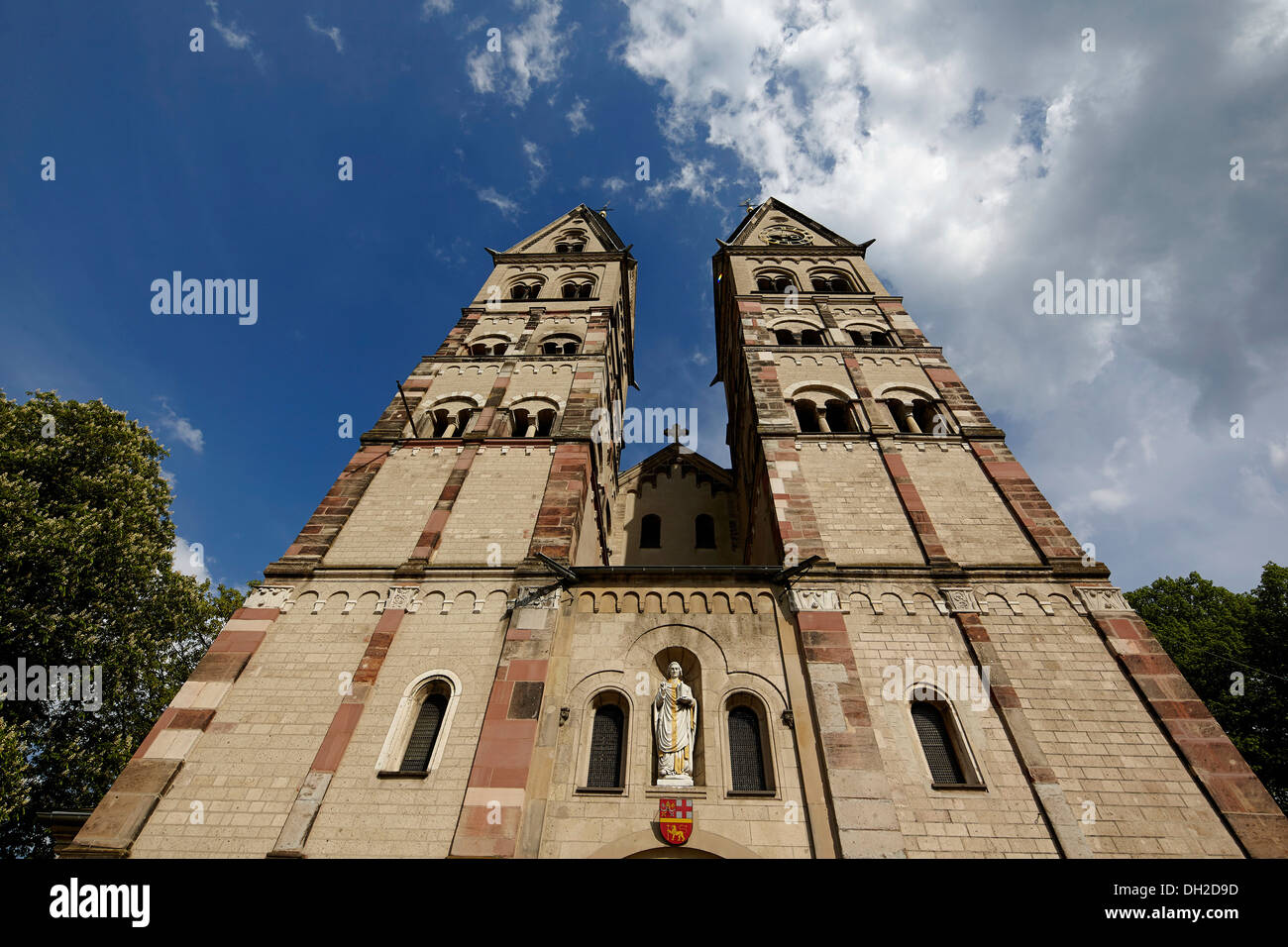 Basilica di San Castor a Koblenz, Coblenza, Renania-Palatinato, Germania Foto Stock