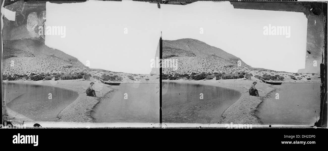 Anaho Island, situata nel lago Pyramid, Nevada, è un'importante caratteristica naturale conosciuta per la sua ricca fauna selvatica e il suo significato culturale. L'isola si trova in una parte remota del paesaggio desertico del Nevada. Foto Stock