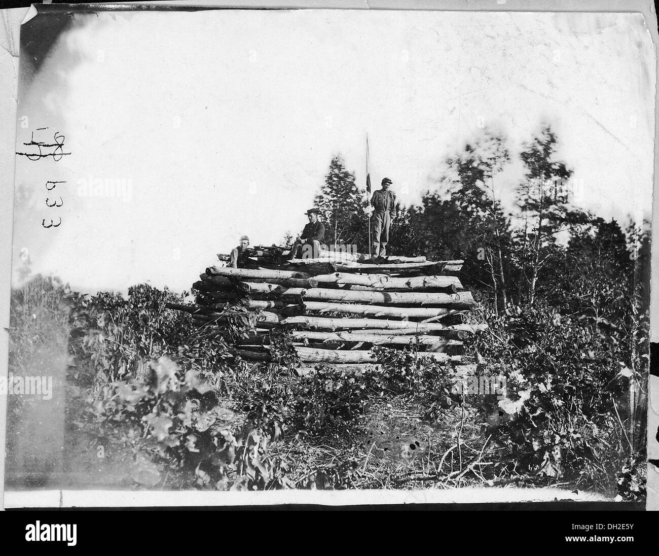 L'immagine raffigura la sezione Signal su Elk Mountain, situata presso il campo di battaglia di Antietam nel Maryland, un importante sito storico della guerra di secessione americana. Foto Stock