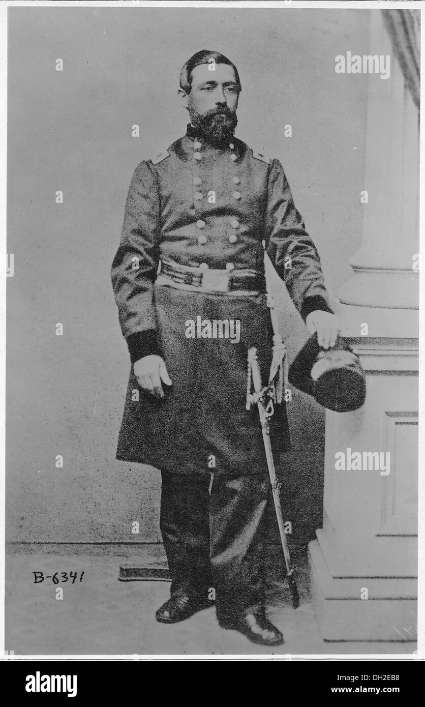 Brig. Gen. James Nagle. Nato a lettura, Pa. Aprile 5, 1822. Morì il Agosto 22, 1866. Organizzate l'artiglieria Washington Co.... 530408 Foto Stock