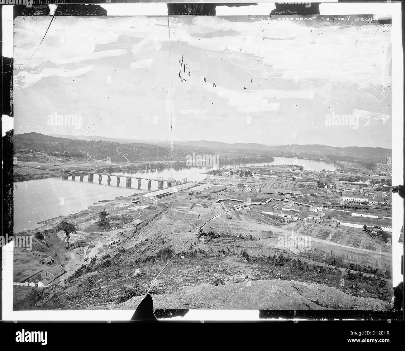 Chattanooga Valley, vista dal mulino di Camden, Tenn 528949 Foto Stock