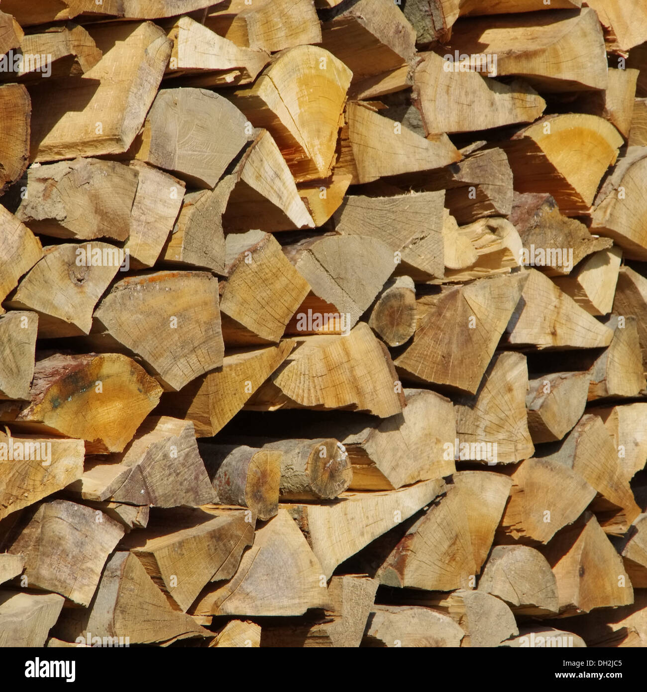 Holzstapel - pila di legno 39 Foto Stock