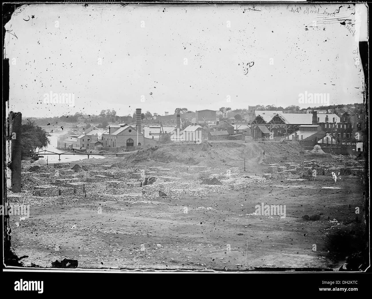 Rovine di Tredegar Ferriera, Richmond, Virginia Aprile, 1865 528978 Foto Stock