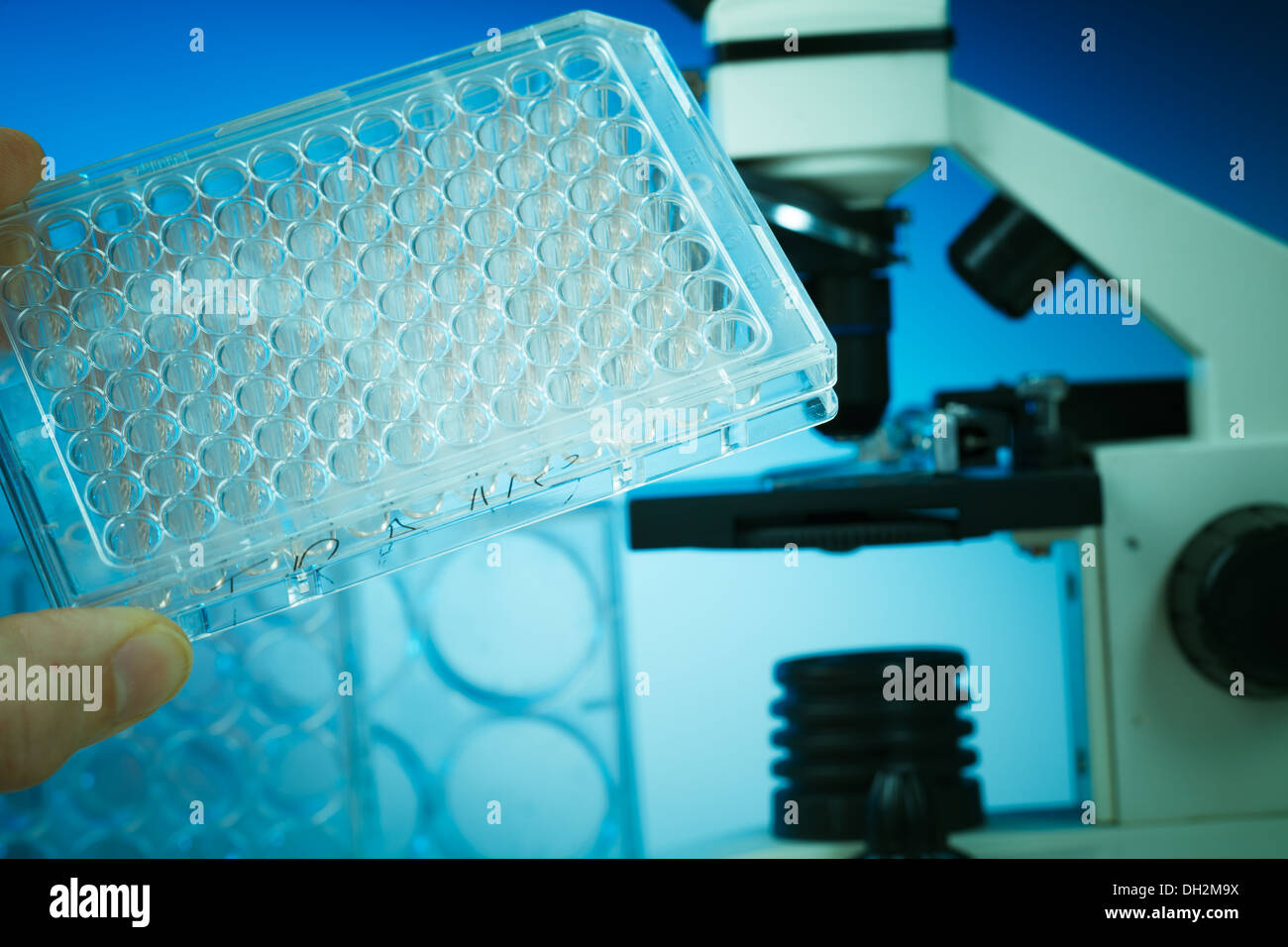 Forniture di PCR per la ricerca genetica Foto Stock