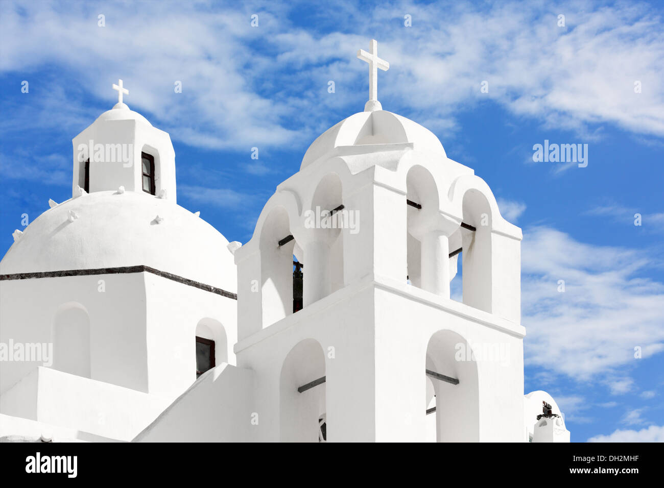 Chiesa dell'isola di Santorini, Oia, Grecia Foto Stock