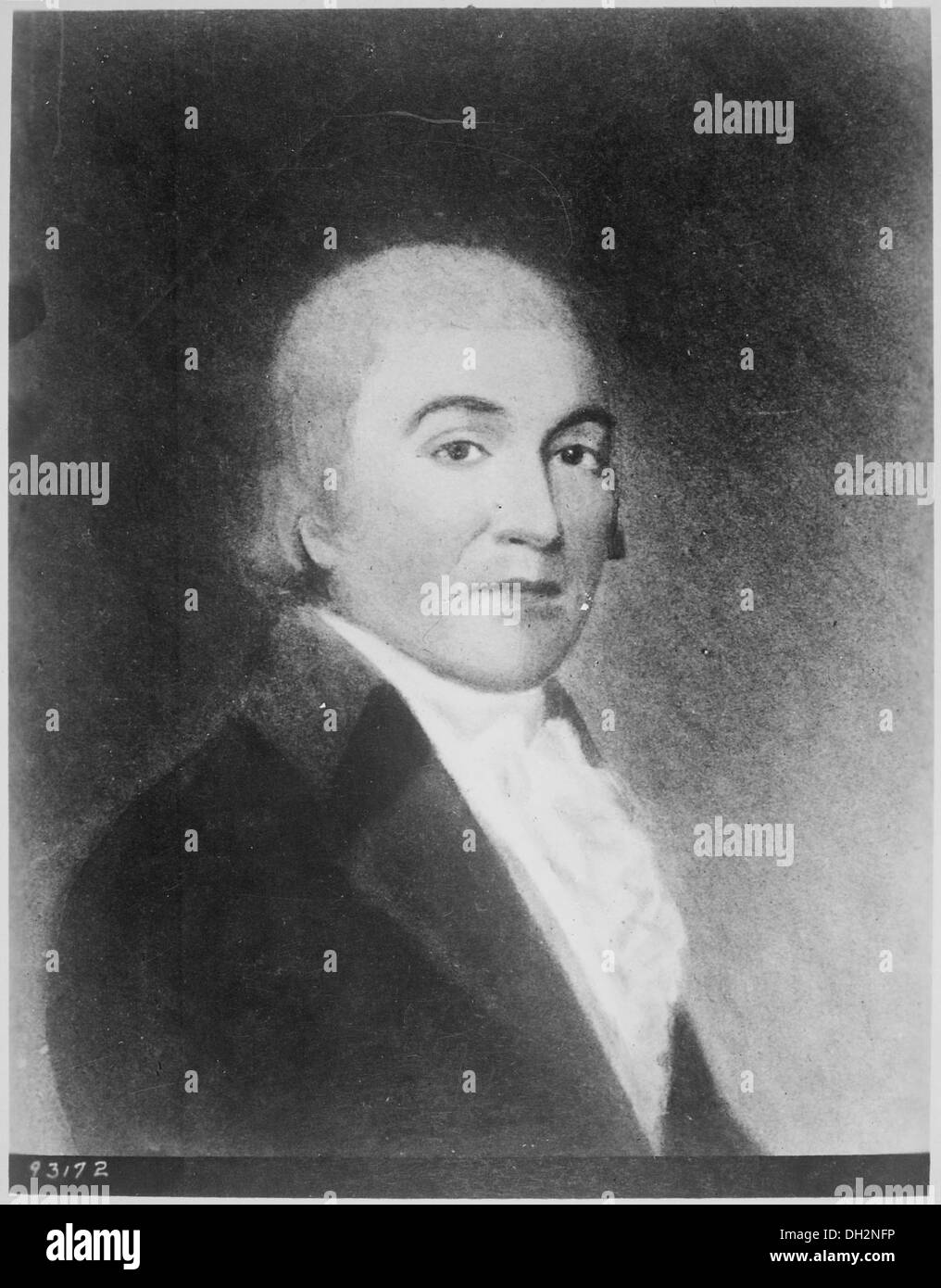 Un busto di Noah Webster, una figura di spicco nota per i suoi contributi alla lessicografia e all'educazione inglese americana. Foto Stock