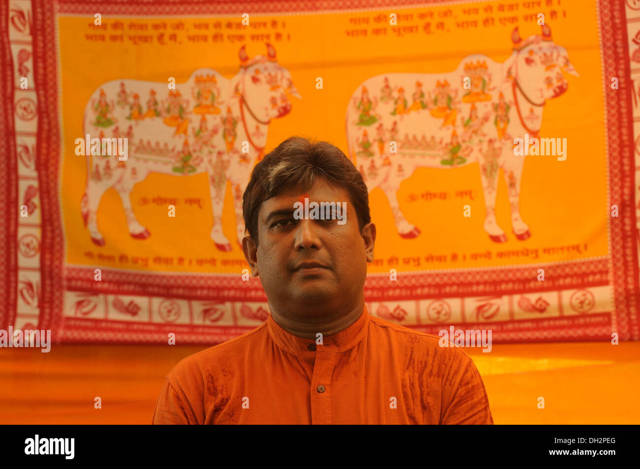 BJP partito politico candidato per le elezioni rahul chakraborty kolkata west bengal india Foto Stock