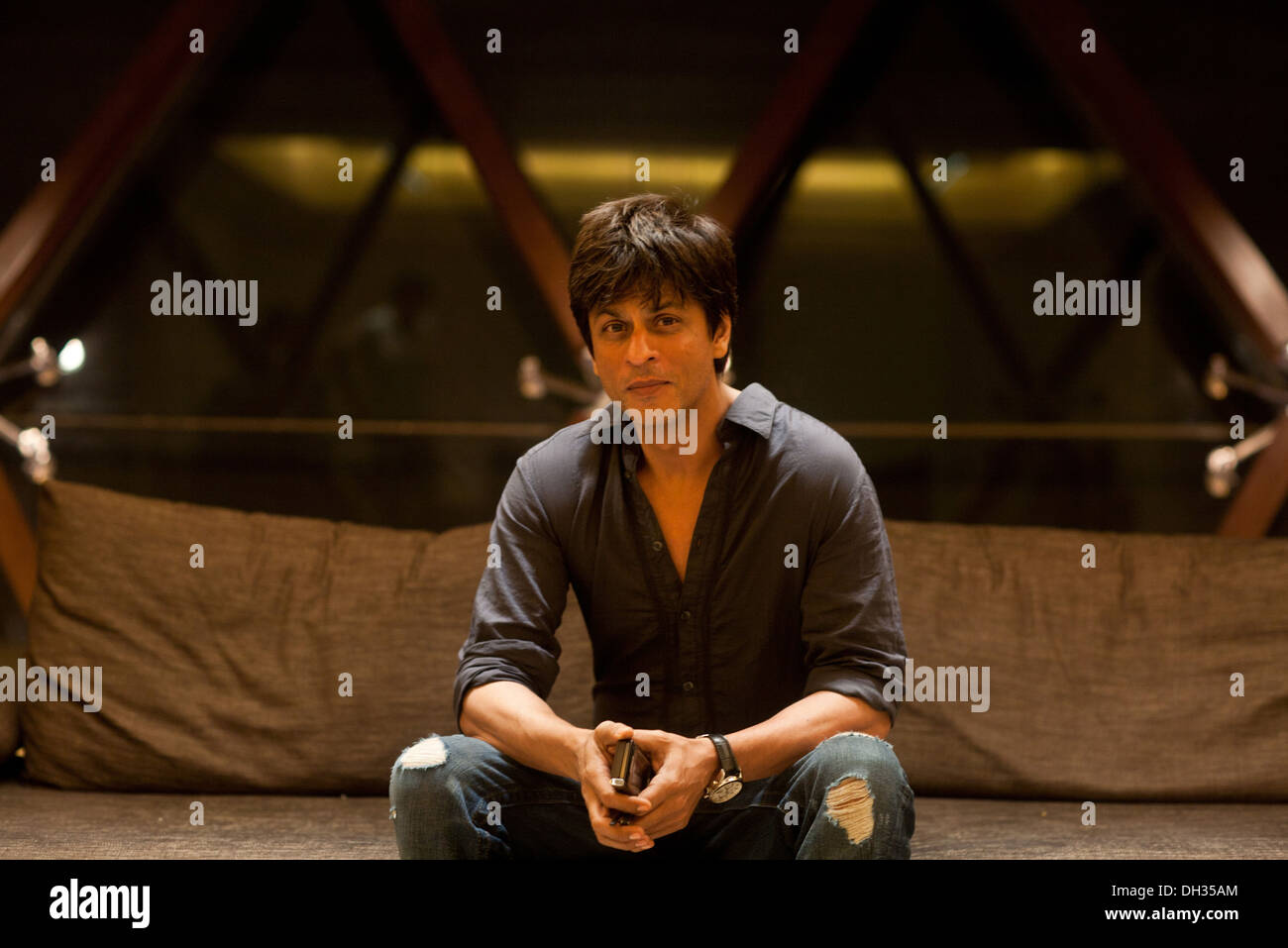 Shah Rukh Khan Indian bollywood hindi film attore India Asia Foto Stock