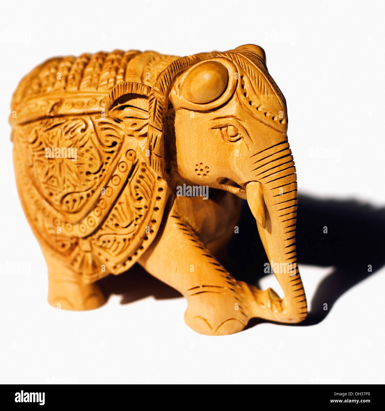 Close-up di un elefante figurina Foto Stock