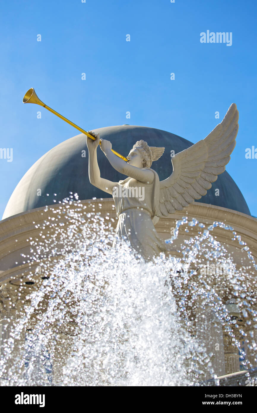 Fontana ornata al Caesars Palace a Las Vegas. Foto Stock