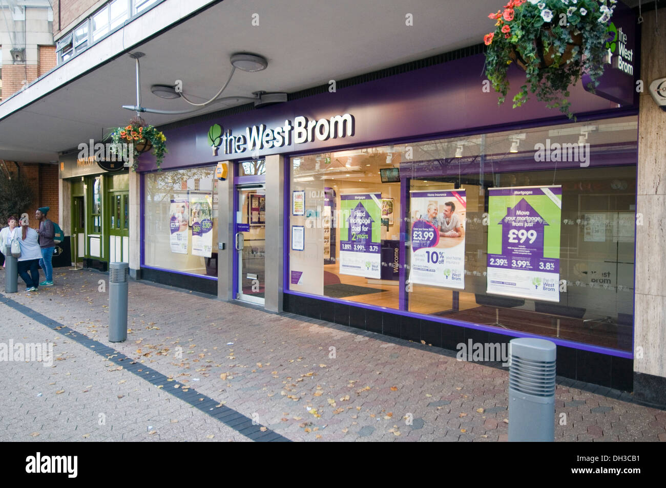 Il West Brom West Bromwich Building Society UK branche di diramazione Sutton Coldfield società regionali Foto Stock