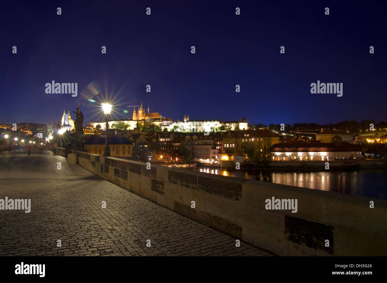 La città capitale di Praga Repubblica Ceca Foto Stock