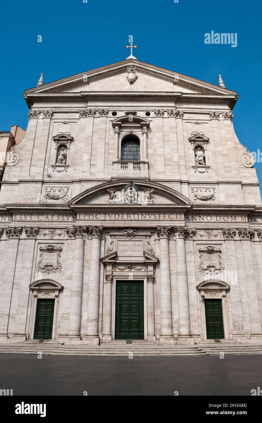 Santa Maria in Vallicella chiesa, chiamato anche la Chiesa Nuova, Roma, Italia Foto Stock