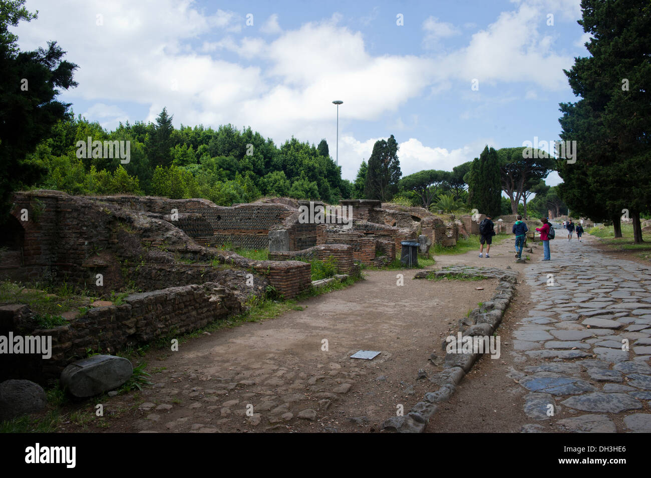 Roman, Ostia Antica di Roma, Italia, archeologia Foto Stock