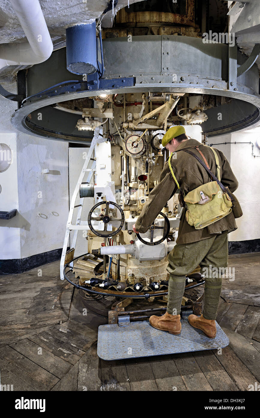 Post di puntamento, Immerhof lavoro, linea Maginot. Foto Stock