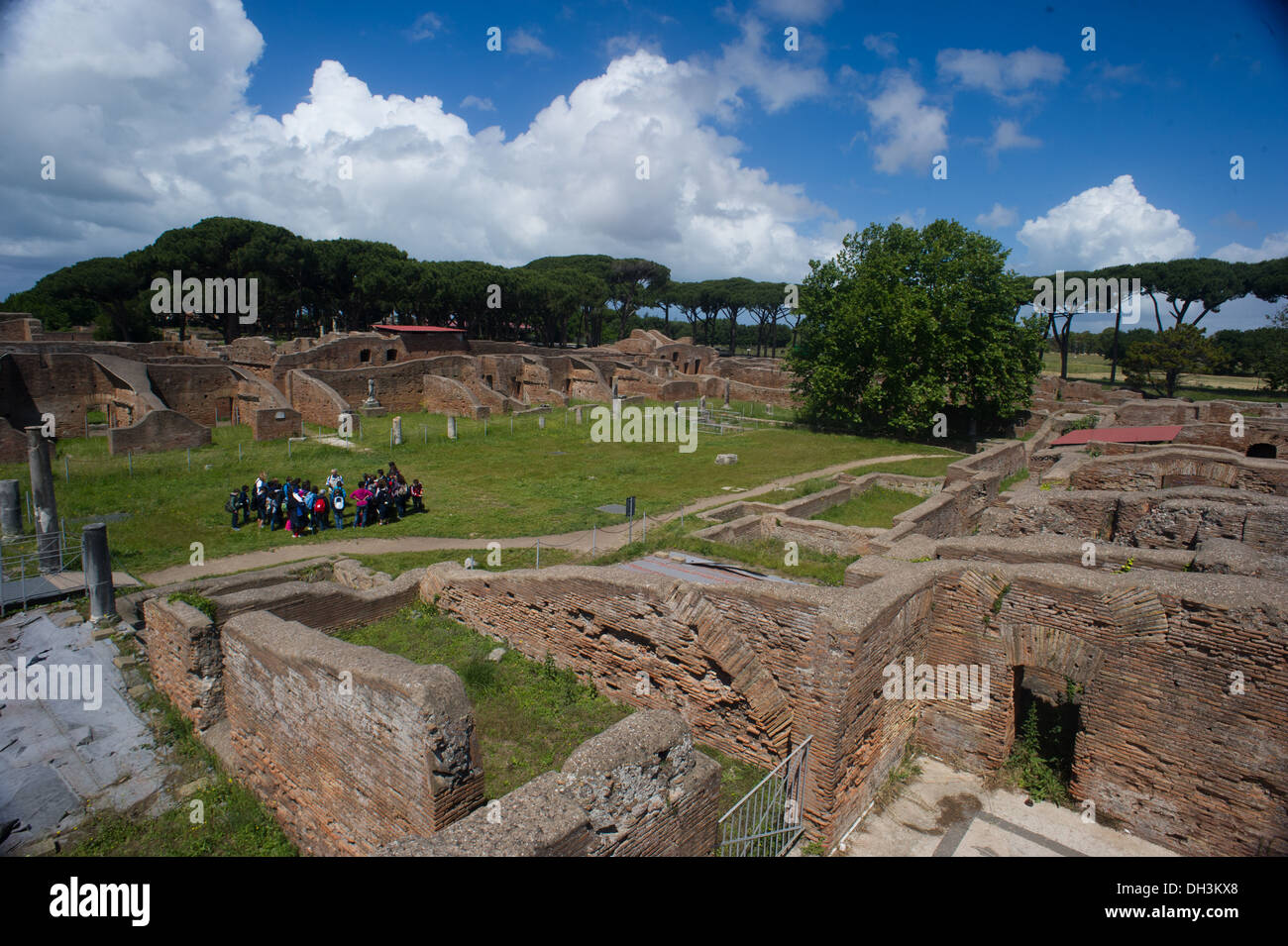 Antica, archeologica, Europa, Italia, Lazio, Lazio, Ostia antica, all'aperto, Roma, giorno, viaggio Foto Stock