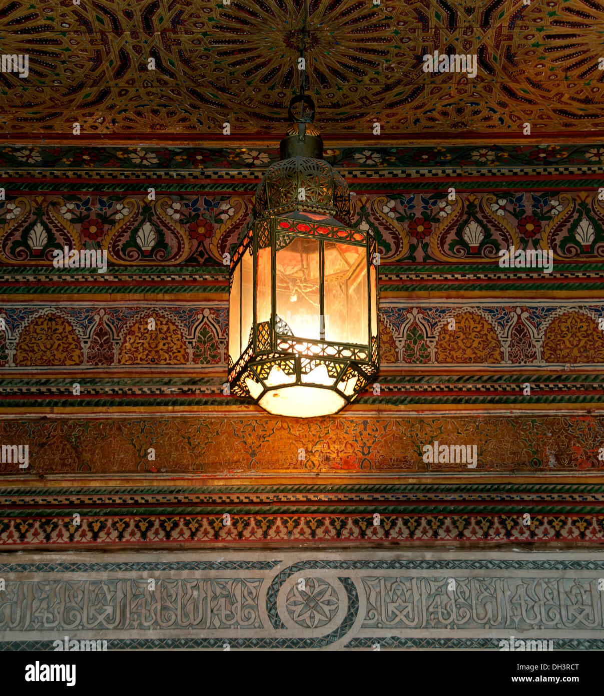El Bahia Palace ottocento Marrakech Marocco ( costruire da Si Moussa, gran visir del sultano ) Foto Stock