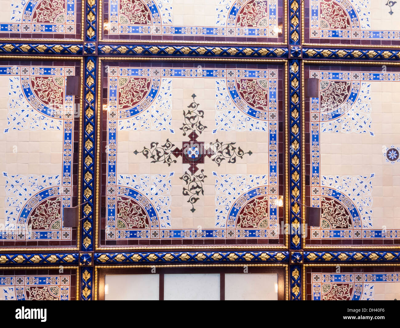 Bethesda Terrazza Arcade, Central Park, NYC Foto Stock