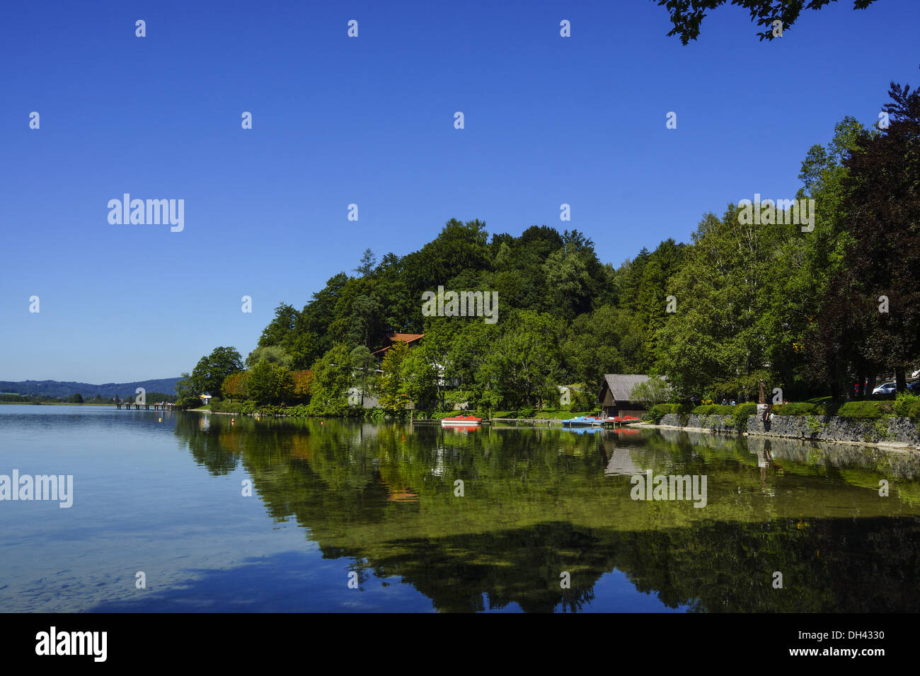 Kochelsee, Kochel am See, Bayern, Oberbayern, Deutschland Foto Stock