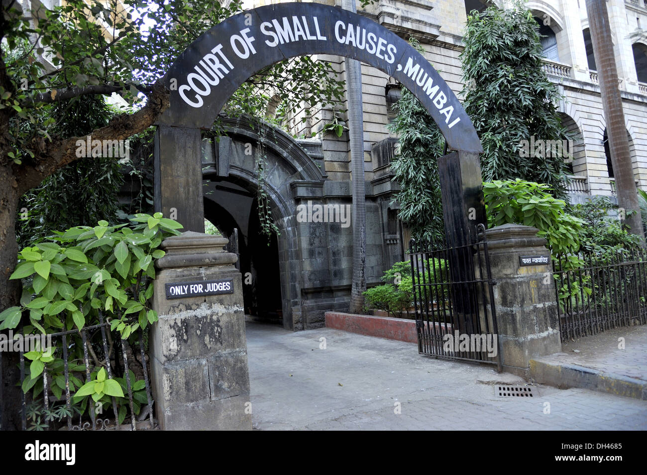 Corte di piccola provoca la voce solo per i giudici a Mumbai India Maharashtra Foto Stock