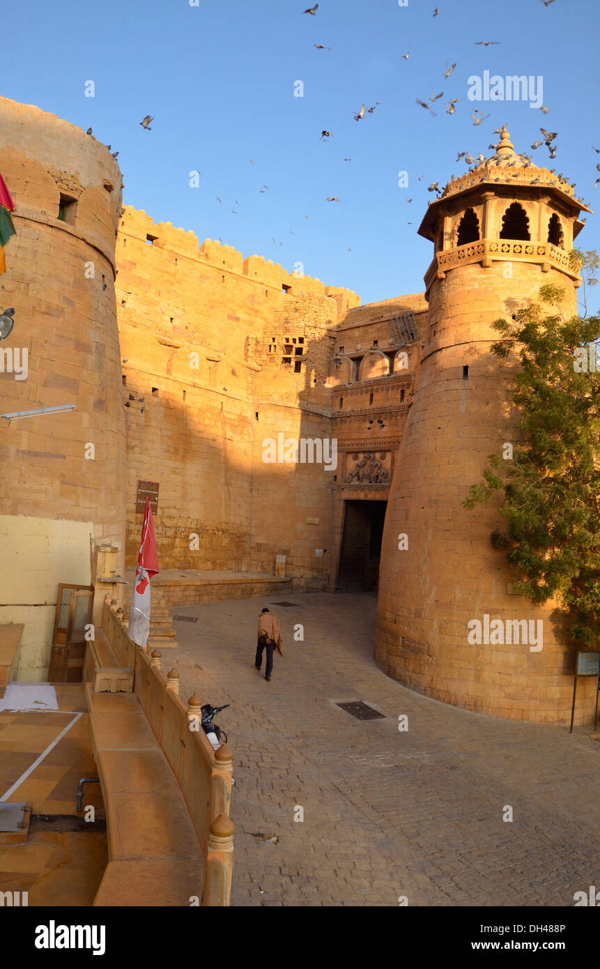 Ingresso di Jaisalmer Fort Rajasthan India Asia Foto Stock
