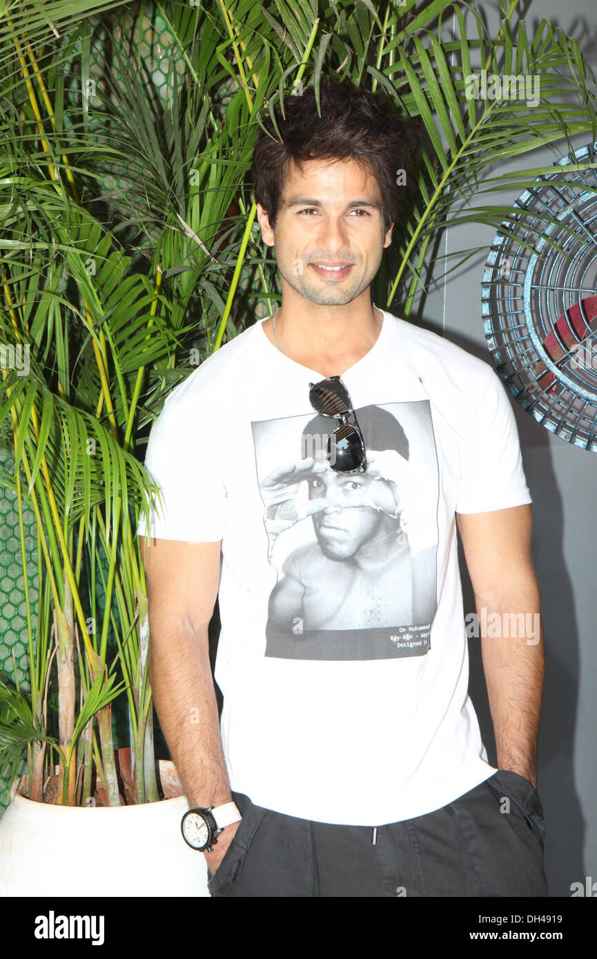 Indian Film di Bollywood attore Shahid kapoor India Asia Foto Stock
