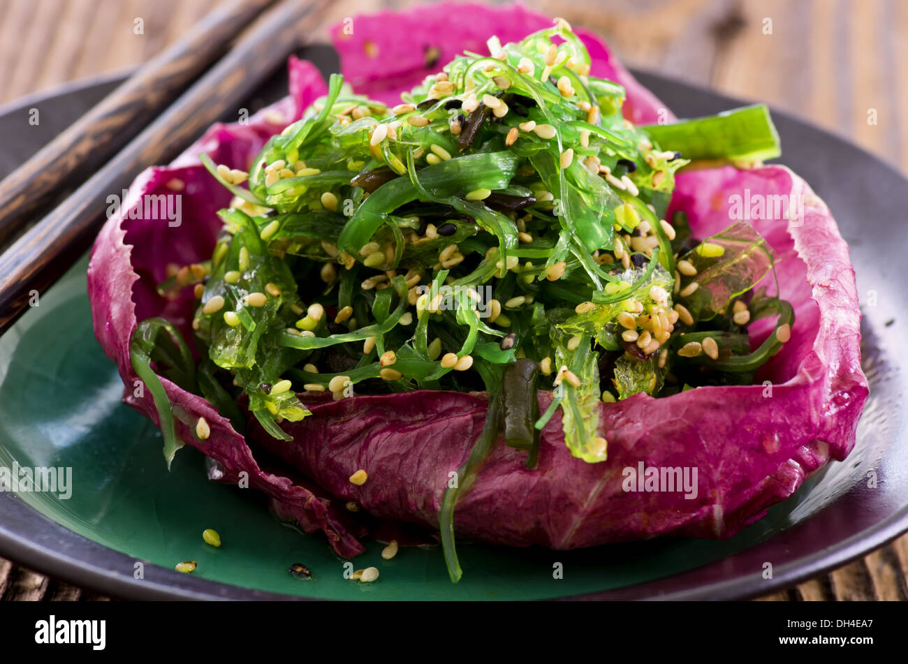 insalata di alghe Foto Stock