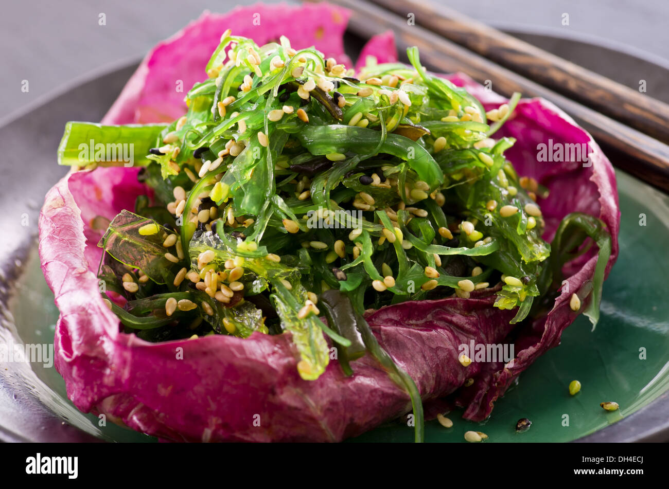 insalata di alghe Foto Stock