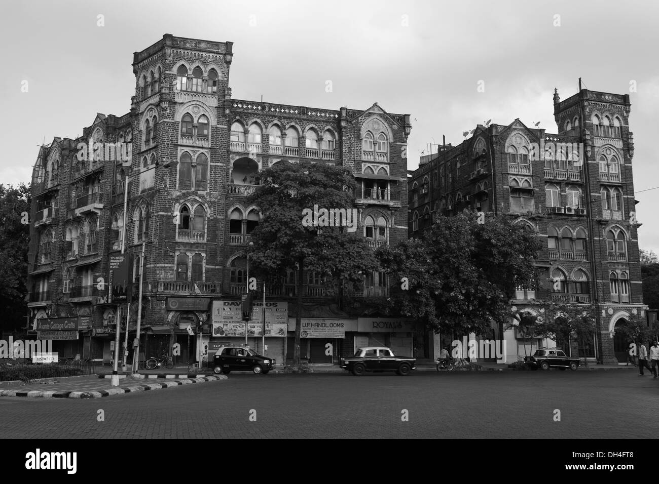 Indiano Palazzo Mercantile S P Mukherjee Chowk Mumbai Maharashtra India Asia maggio 2012 Foto Stock