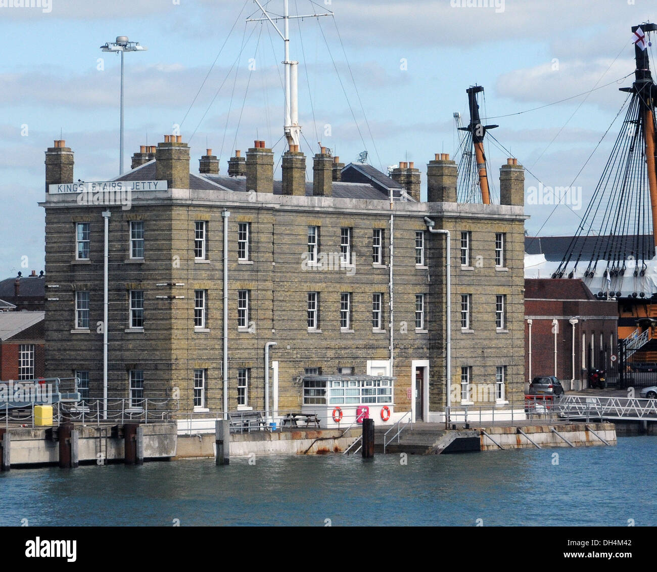 KINGS SCALE DA DOVE BUSTER Crabb è stato visto per l ultima volta, Portsmouth base navale. Foto Stock