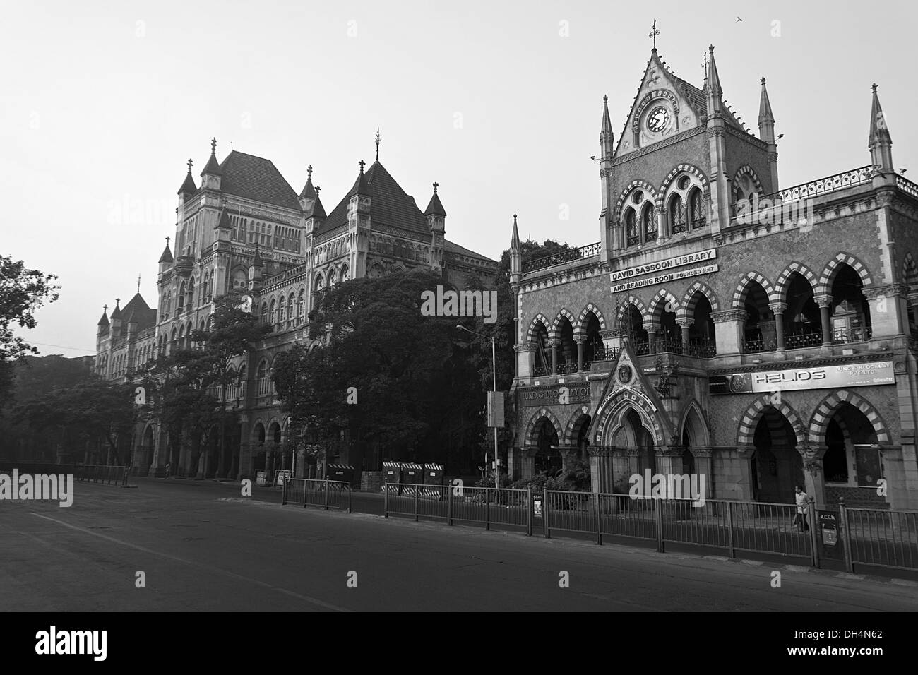 Elphinstone College, David Sassoon biblioteca, Kala Ghoda, Mumbai, Maharashtra, India Foto Stock