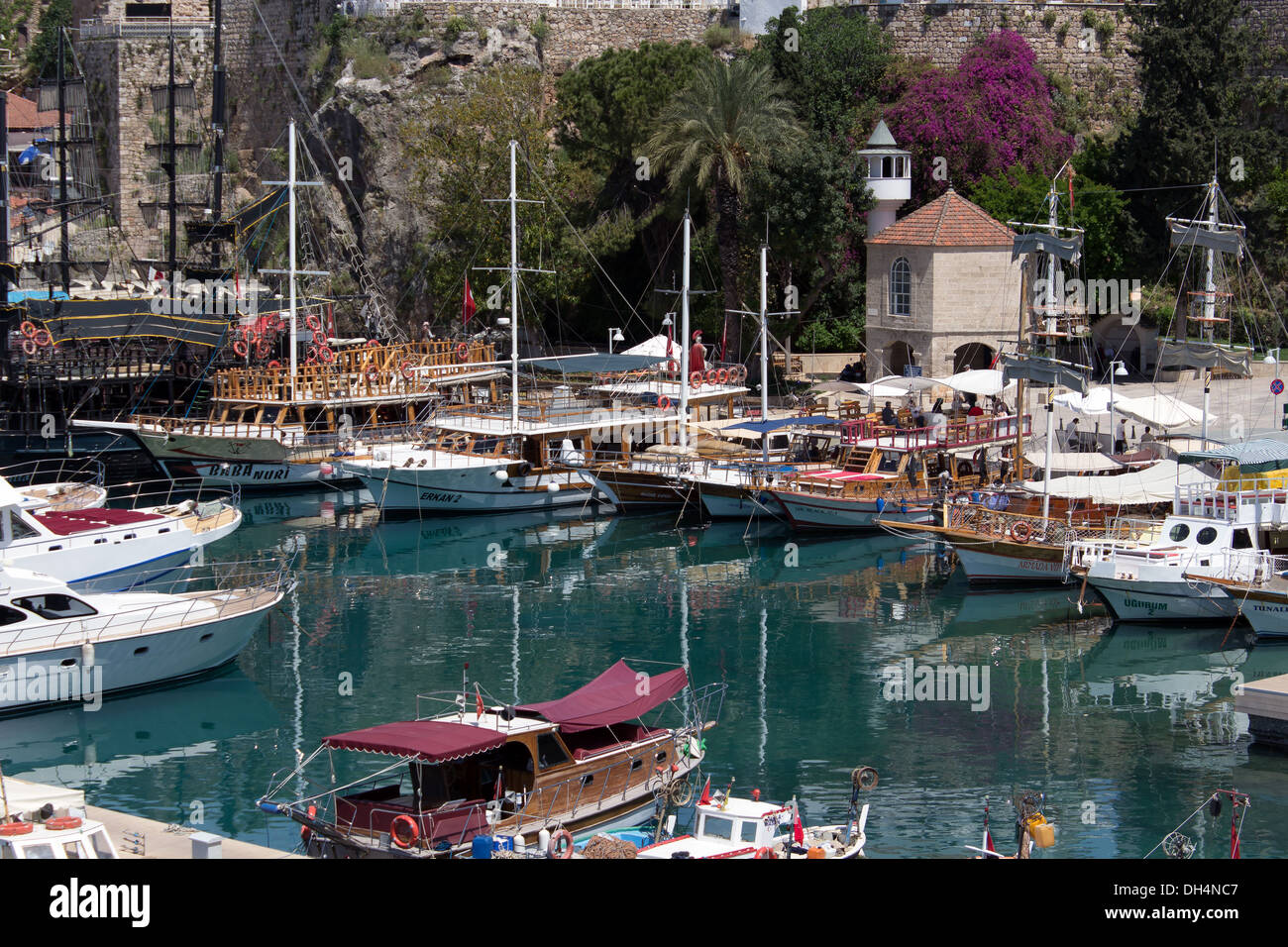 Porto di Antalya Foto Stock
