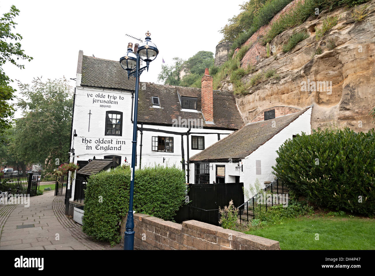 Viaggio a Gerusalemme pub Nottingham uno dei più vecchi pub in Inghilterra Foto Stock