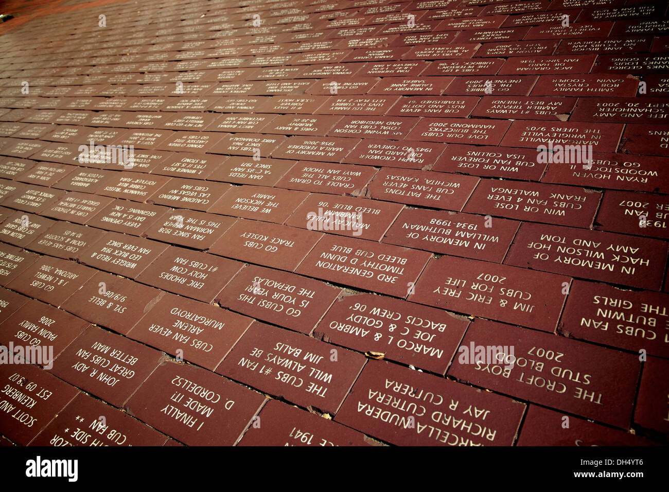 Il Wrigley Field Baseball Stadium è la casa del Chicago Cubs dal 1916 Foto Stock