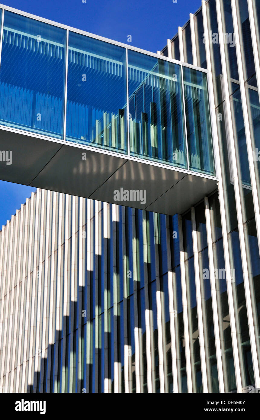 La Kunsthalle Weishaupt museum, Neue Mitte quarto a Hans-und-Sophie-Scholl-Platz, Ulm, Baden-Wuerttemberg Foto Stock